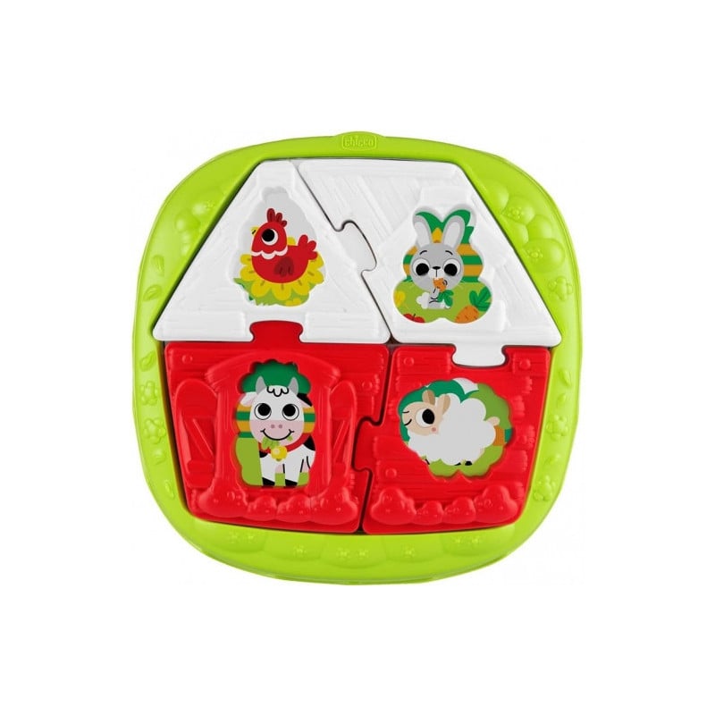 Puzzle 2 en 1 Casa Granja