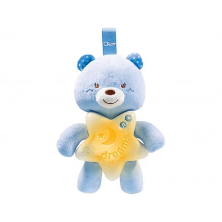 Panel de Cuna Osito Buenas Noches Azul