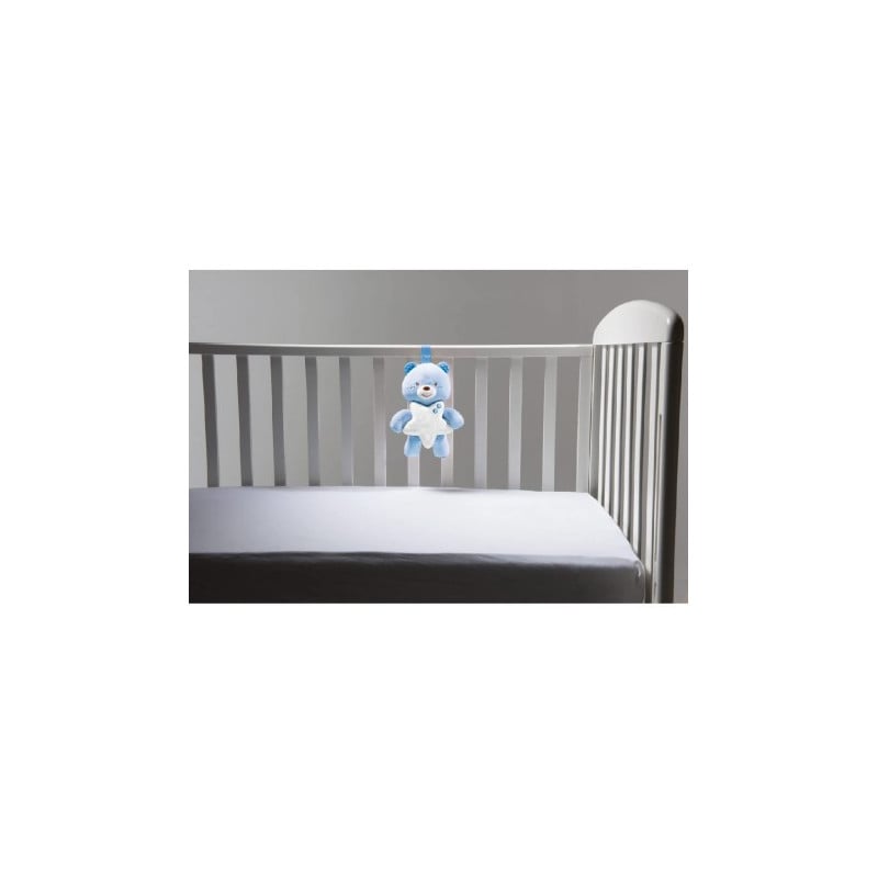 Panel de Cuna Osito Buenas Noches Azul