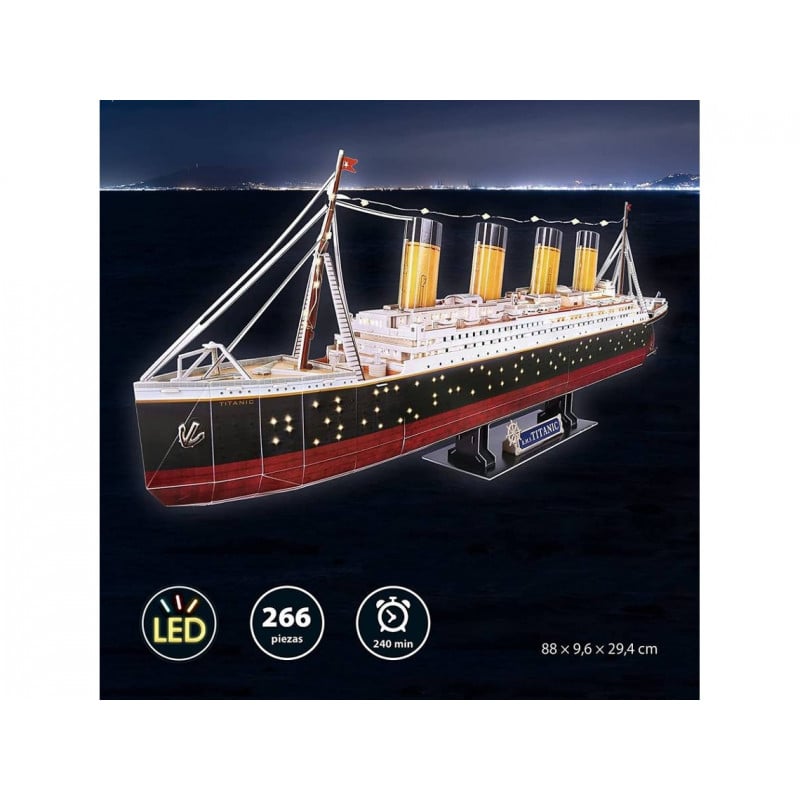 TITANIC CON LED