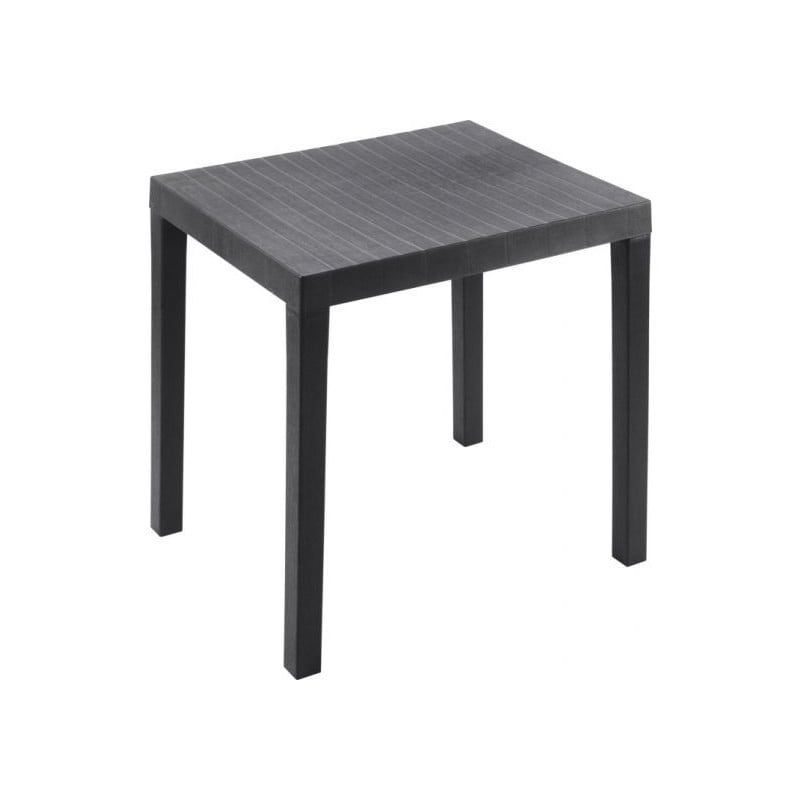 MESA CLUB ANTRACITA 78X65 CM