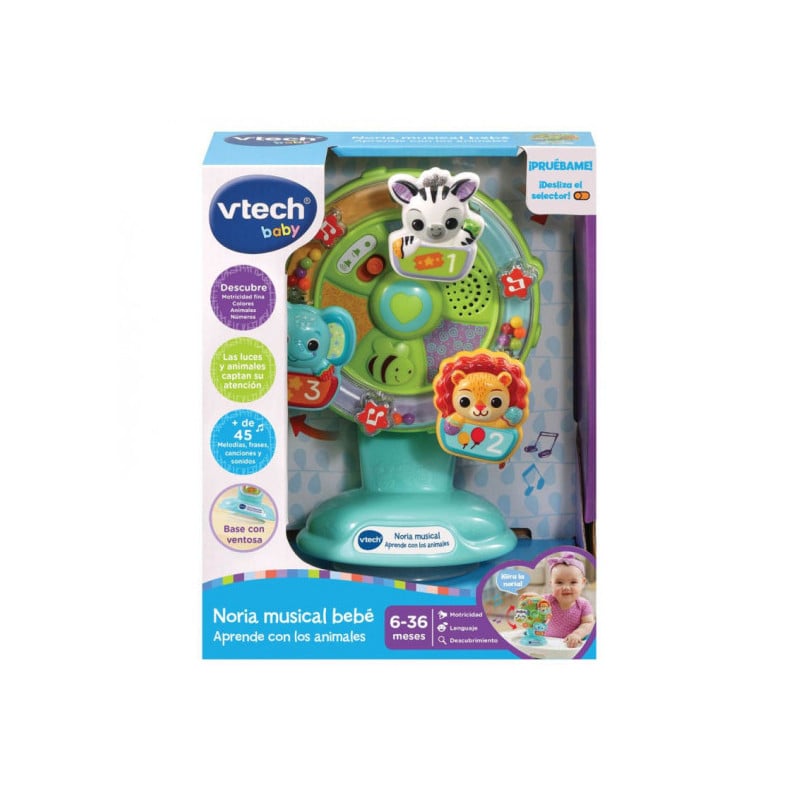 NORIA MUSICAL BEBE APRENDE CON LOS ANIMALES