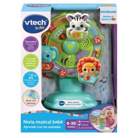 NORIA MUSICAL BEBE APRENDE CON LOS ANIMALES