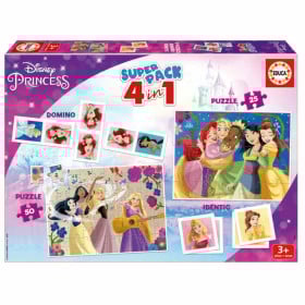 EDUCA BORRAS SUPERPACK 4 EN 1 PRINCESAS DISNEY 2