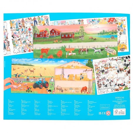 CREATE YOUR FARM CUADERNO PARA COLOREAR