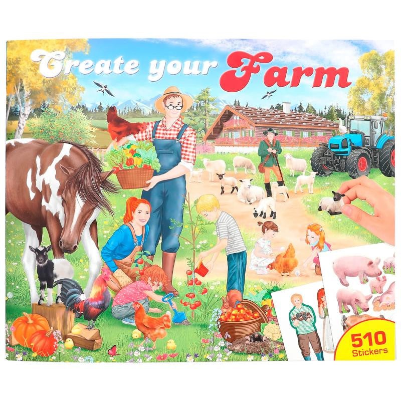 CREATE YOUR FARM CUADERNO PARA COLOREAR