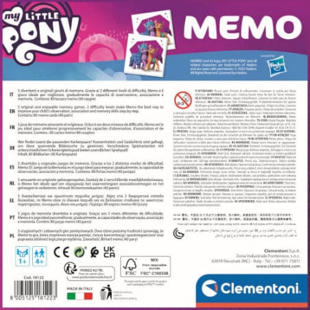 MEMO MY LITTLE PONY CLEMENTONI