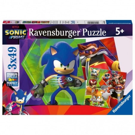 PUZZLE SONIC PRIME 3X49 PZS