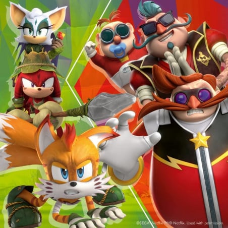 PUZZLE SONIC PRIME 3X49 PZS
