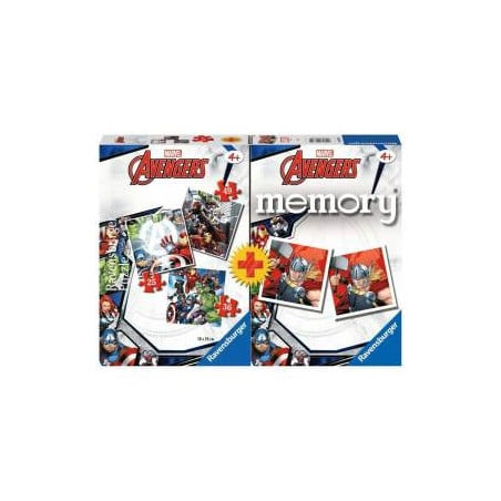 MEMORY + 3 PUZZLES AVERNGERS