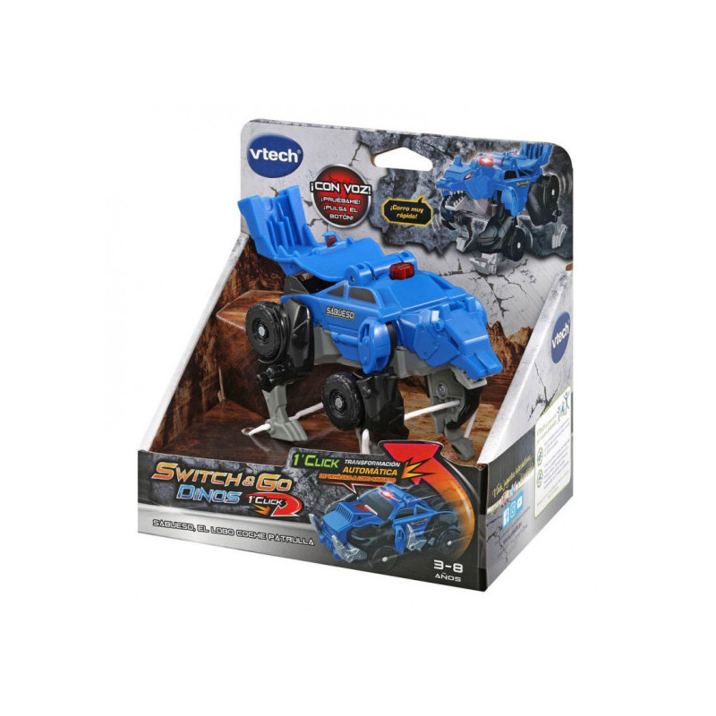 SWITCH & GO DINOS ONECLICK SABUESO COCHE