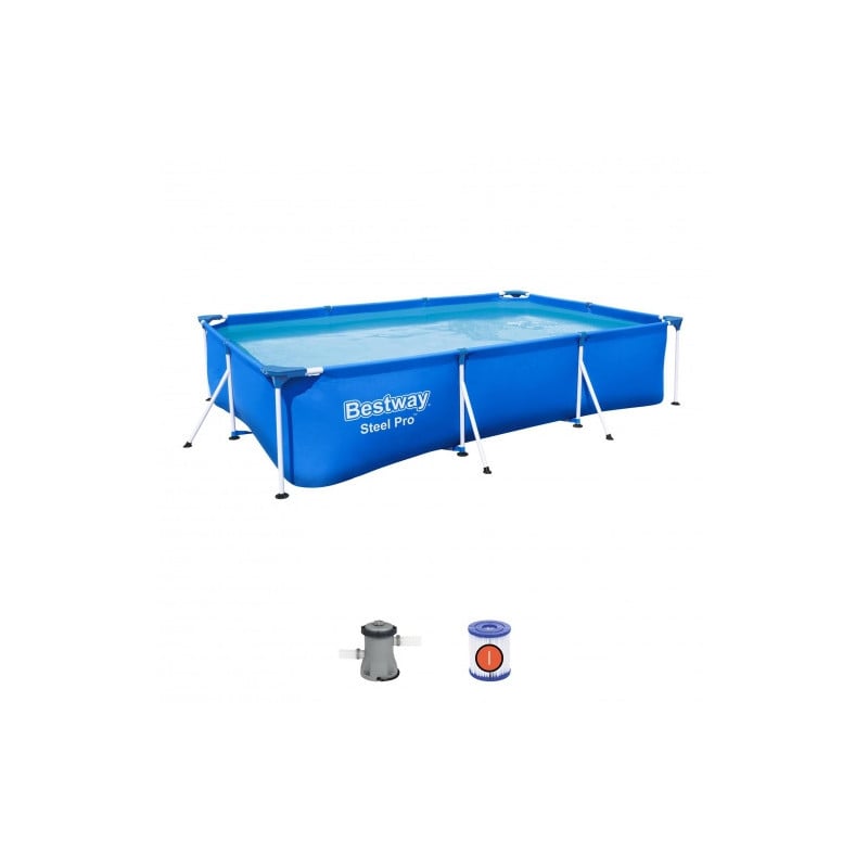 STEEL PRO PISCINA TUBULAR 300X201X66CM
