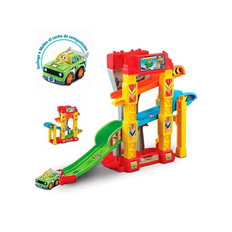 Tut Tut Bólidos Pista de Carreras 4 en 1