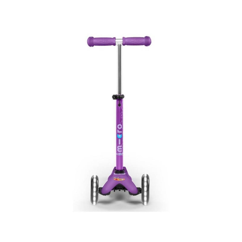 Patinete Mini Micro Delux Led Color Lila