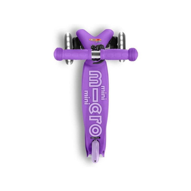 Patinete Mini Micro Delux Led Color Lila