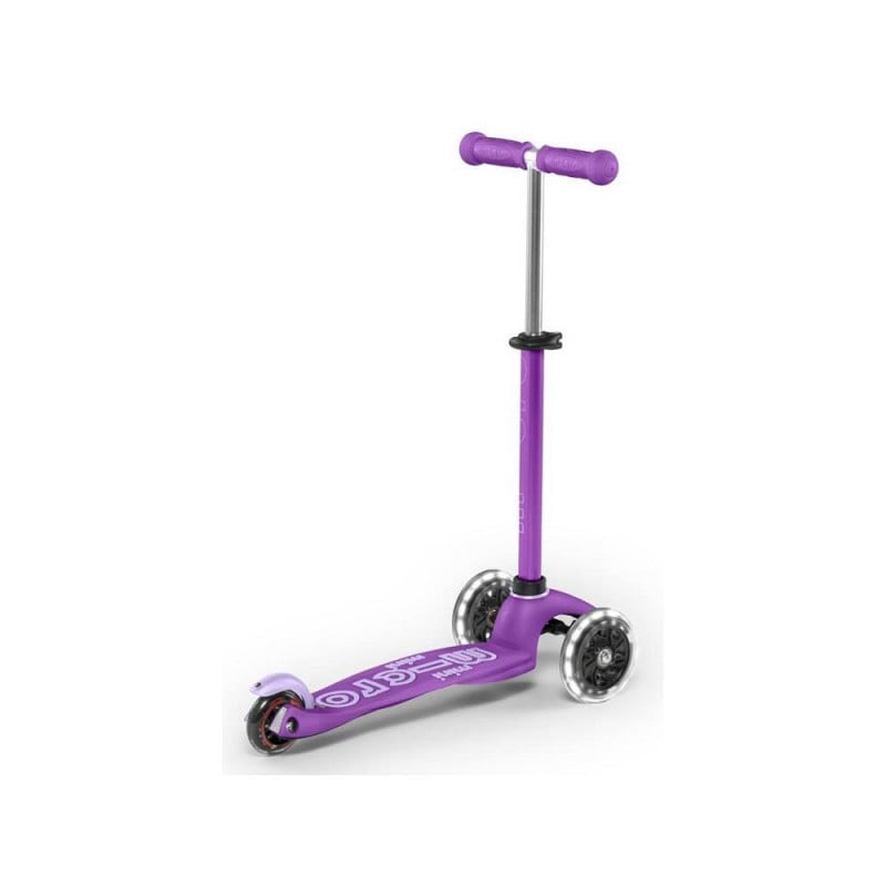 Patinete Mini Micro Delux Led Color Lila