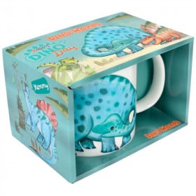 DINO WORLD TAZA CON RELIEVE HAPPY