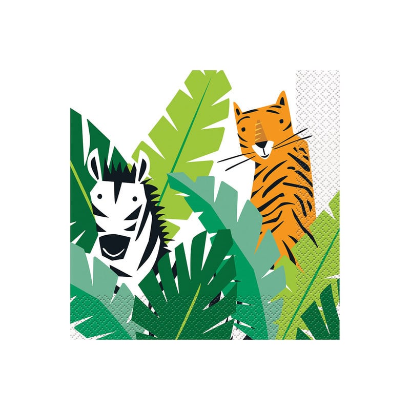 SERVILLETAS GRANDES ANIMAL SAFARI