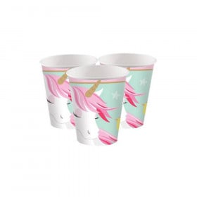 VASOS 266 ML UNICORNIO MAGICO