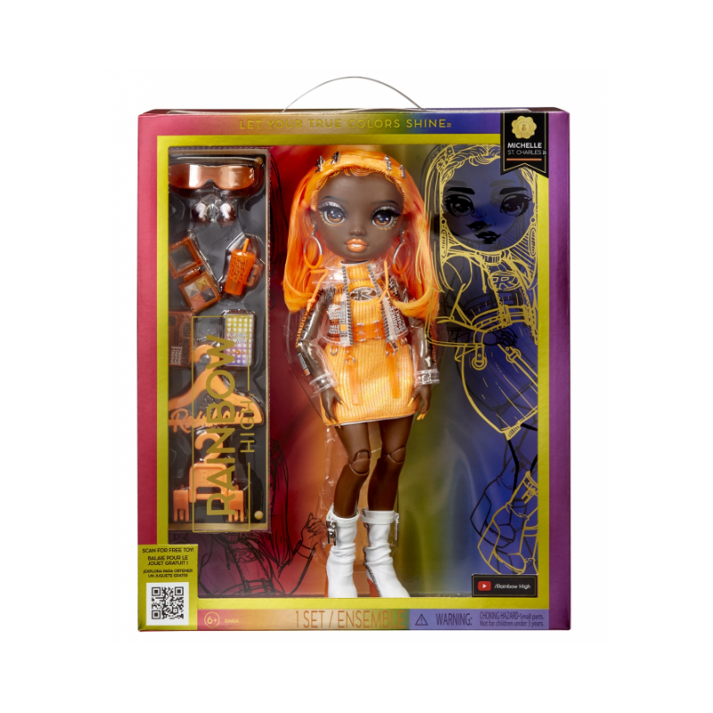 RAINBOW HIGH FASHION MICHELLE ST CHARLOT