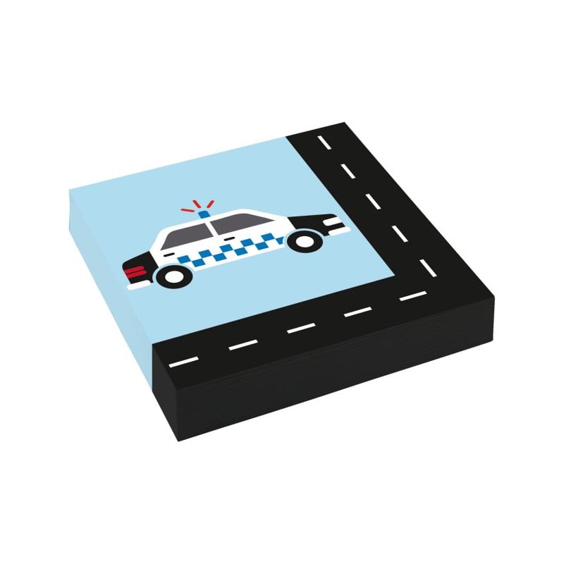 SERVILLETAS EN LA CARRETERA 33X33 CM