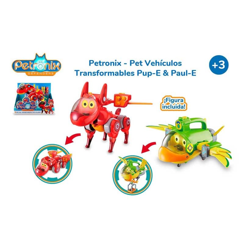 PETRONIX VEHICULO TRANSFORMABLE PUP-E