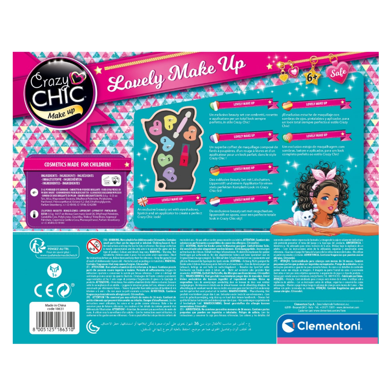 CAJA MAQUILLAJE CERVATILLO CRAZY CHIC