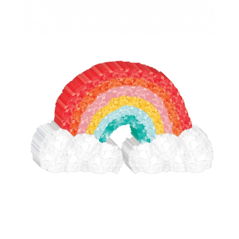 PIÑATA MINI ARCOIRIS RETRO