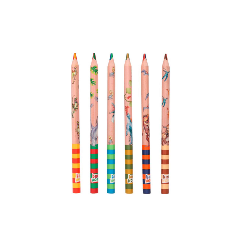 DINO WORLD LAPICES MINA MULTICOLOR