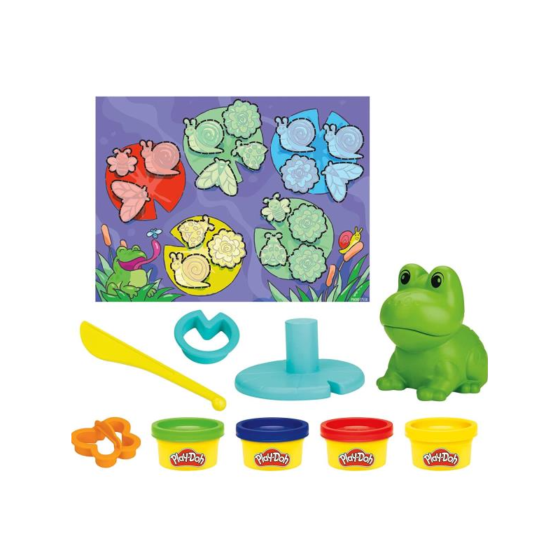 PLAYDOH MIS PRIMERAS CREACIONES RANA Y COLORES