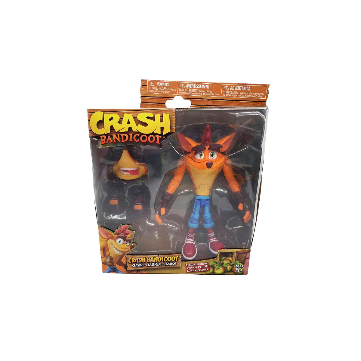 Crash bandicoot Figura Articulada 15 cm Orange