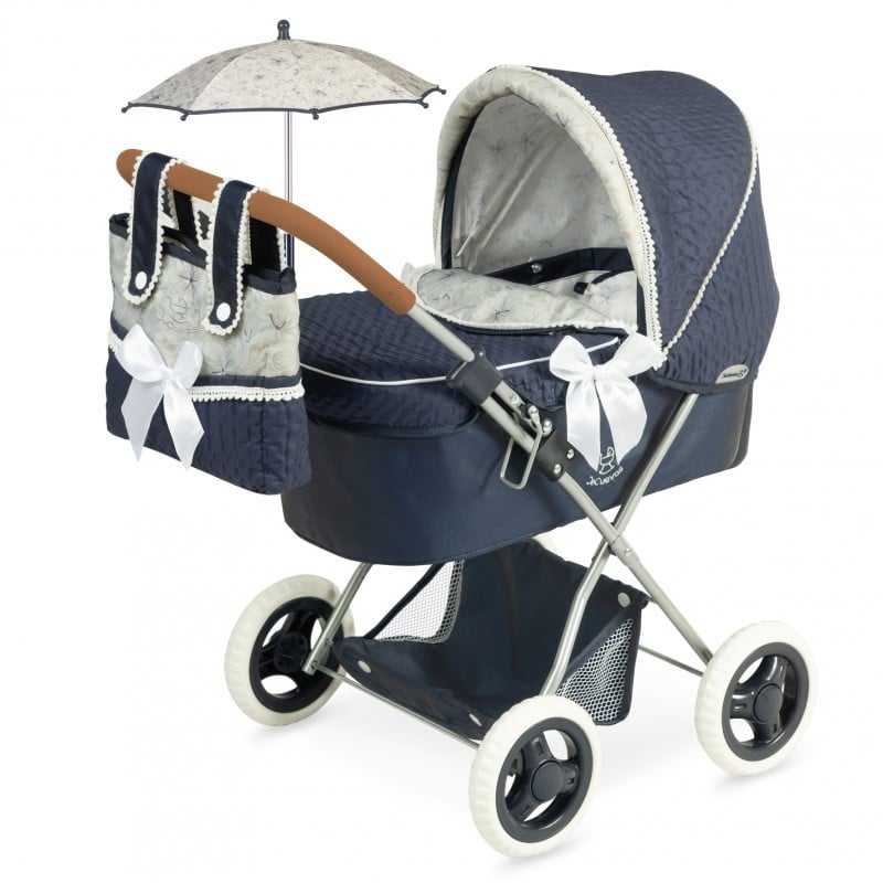 COCHE MUÑECA VINTAGE PL. C/SOMBRILLA