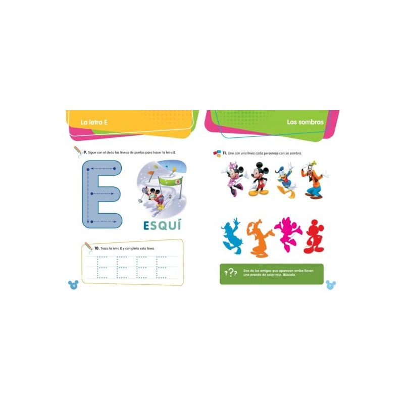 CUADERNO DE VACACIONES MICKEY Y SUS AMIGOS 2 AÑOS