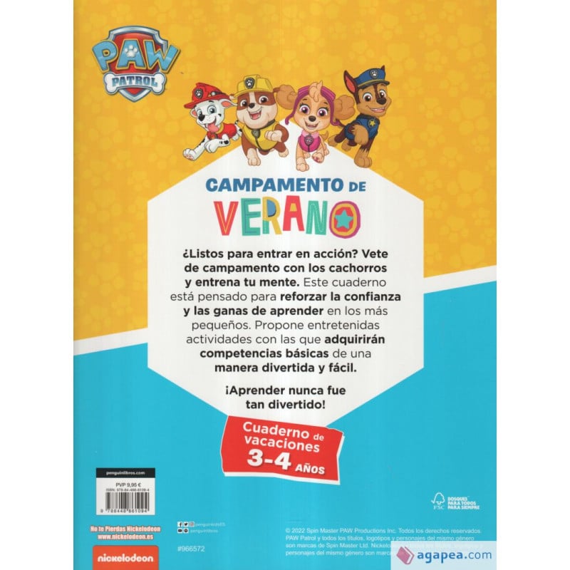 CAMPAMENTO DE VERANO CON LA PATRULLA CANINA 3 AÑOS