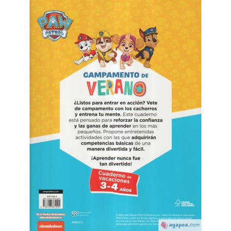 CAMPAMENTO DE VERANO CON LA PATRULLA CANINA 3 AÑOS
