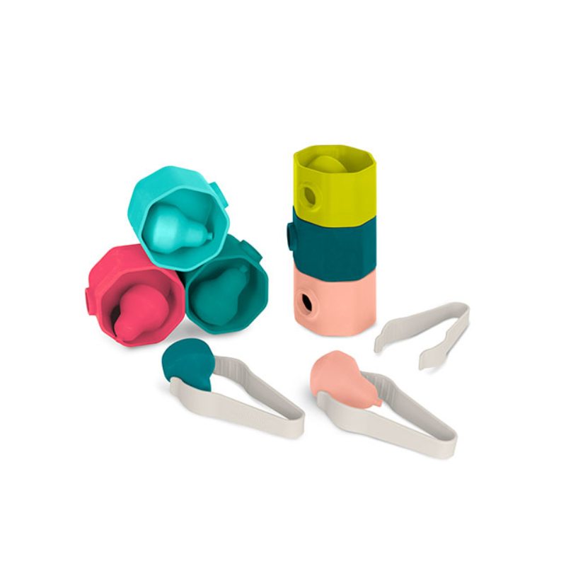 Juego de Clasificación con Pinzas y Troncos