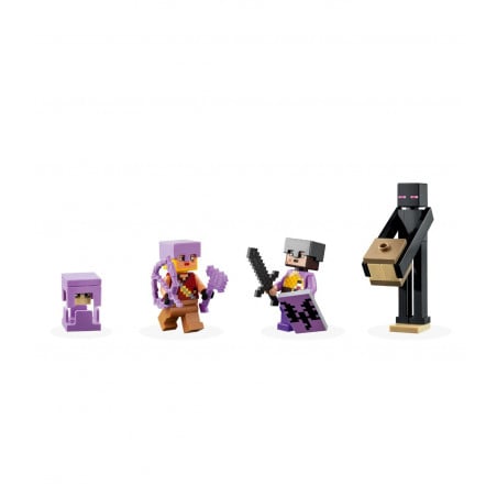 EL COMBATE EN EL END LEGO MINECRAFT