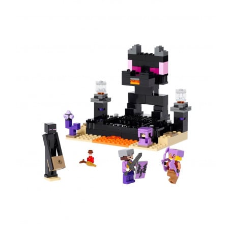 EL COMBATE EN EL END LEGO MINECRAFT