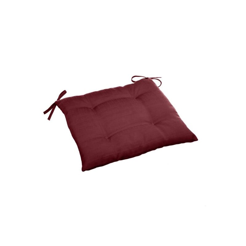 COJIN GALETTE BURDEOS PARA SILLA 40X40