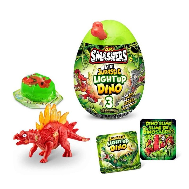 SMASHERS MINI JURASSIC LIGHT UP SORPRESA