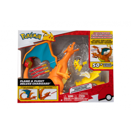FIGURA CHARIZARD ELECTRONICO VS PIKACHU