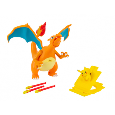 FIGURA CHARIZARD ELECTRONICO VS PIKACHU