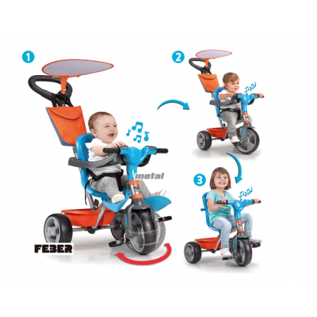 TRICICLO BABY PLUS MUSIC FEBER
