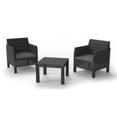 SET MATILDE 2 SILLONES + MESA