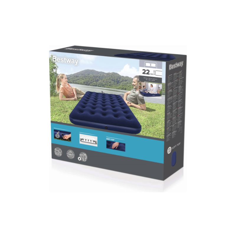 Bestway Colchón Horizon Doble 191x137x22 cm