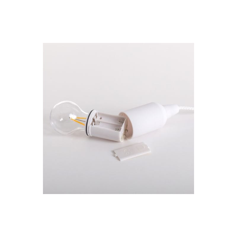 LAMPARA EXTERIOR PULL&CLICK BLANCO