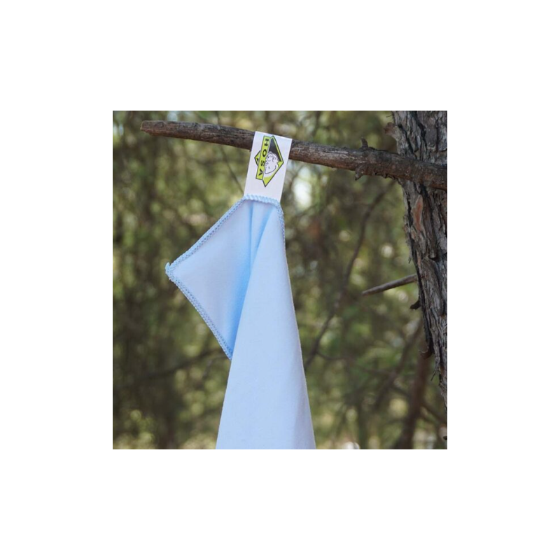 TOALLA MICROFIBRA AZUL 40X80 CON BOLSA AIR