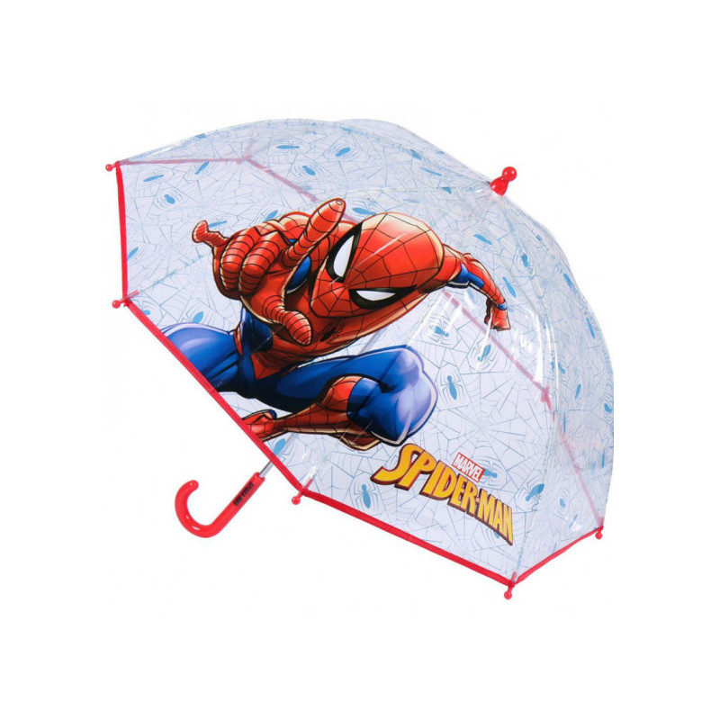 PARAGUAS MANUAL SPIDERMAN BURBUJA