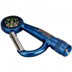 3 EN 1 MOSQUETON CON BRUJULA Y LINTERNA NATURE ZOOM 2