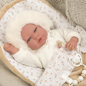 REBORN ALEJANDRA 40CM BEIGE C/NANA  2
